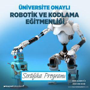 robotik ve kodlama eğitimi sertifikası