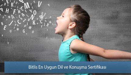 Bitlis En Uygun Dil ve Konuşma Sertifikası