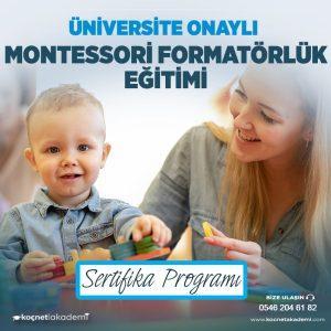 monte ok | Montessori Formatörlük Eğitimi Sertifikası - Koçnet Akademi