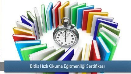 Bitlis Hızlı Okuma Eğitmenliği Sertifikası