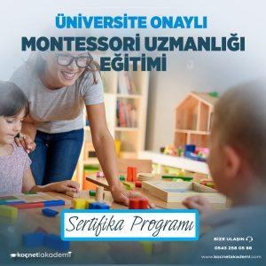 Montessori Uzmanlığı Eğitimi Sertifikası