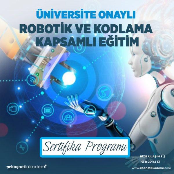 KAPSAMLI ROBOTIK min 1 | Robotik ve Kodlama Kapsamlı Eğitim Sertifikası - Koçnet Akademi