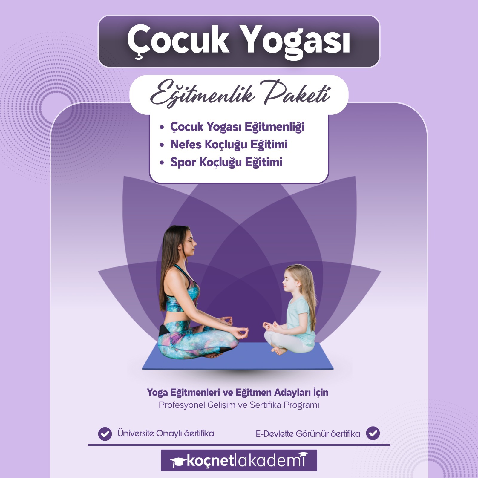 Çocuk Yogası Eğitmenlik Paketi