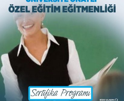 üniversite onaylı Özel Eğitim eğitmenliği Sertifika programı
